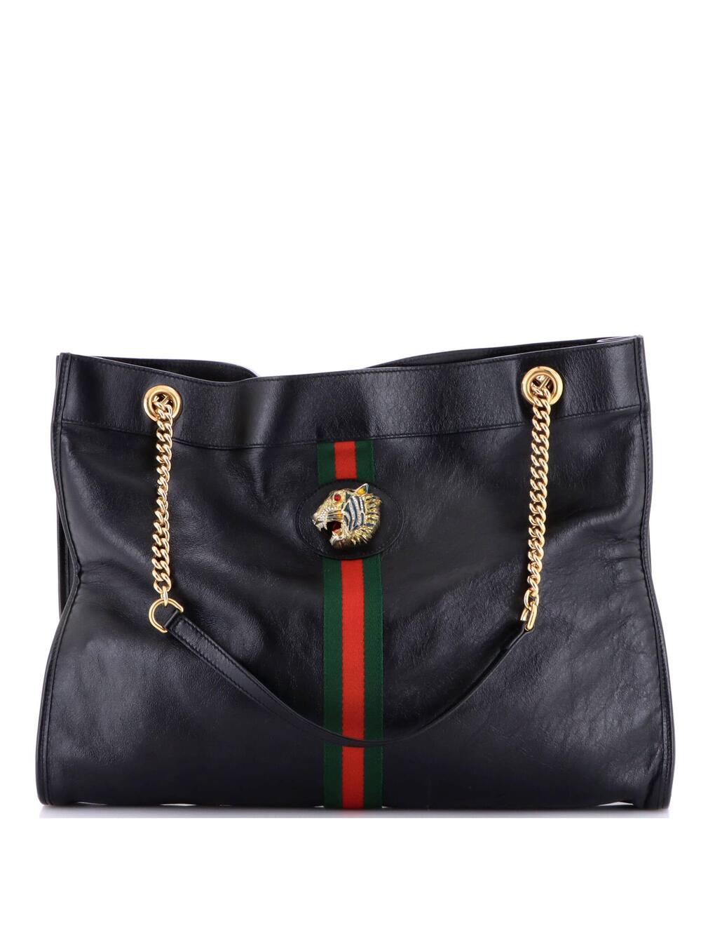Gucci Rajah Chain Tote Leather Large #352077G15B